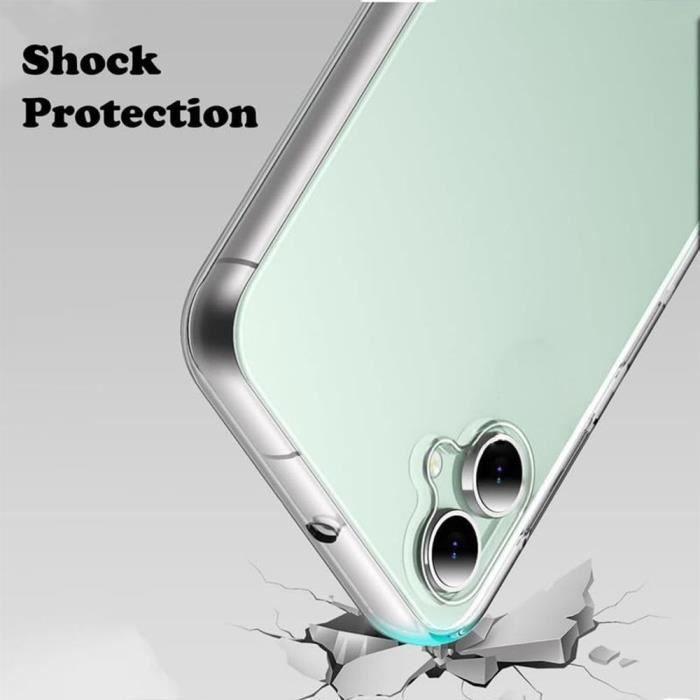 Coque de protection - BOOLING - Samsung Galaxy A06 - Silicone Souple - Transparent - 2 Verres Trempés