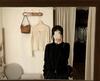 Women's Korean Stand Collar Zipper Knit Cardigan - Autumn/Winter Solid Color Sweater Coat