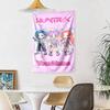 Demon Hunter Girls Custom Your Name Wall Decor Tapestry Art For Pet Memorial Birthdaywedding Party Backdrop Family Gift