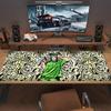 Angel Wings Halo Lace Solid Color Mouse Pad Large Gaming Table Cushion Non-slip Laptop Tablet Big Mousepad XXL Mat Mini PC Playmat With Lock edge