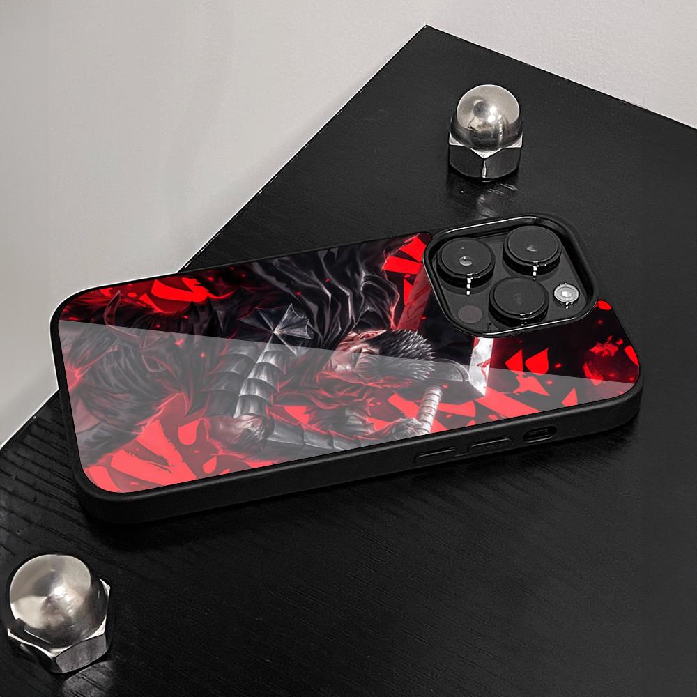 

Berserk Comics Cool Phone Case for Iphone 16 15 14 13 12 11 Pro Max Mini Plus Se Xr X Xs PC+TPU Cover iphone 12pro