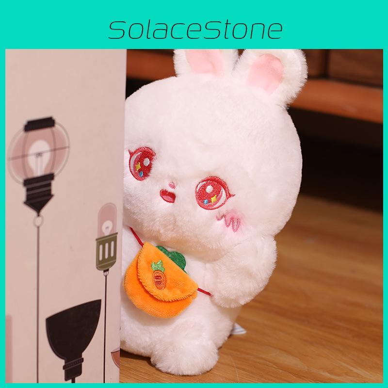 Bag Carrot Bunny Plush Toy With Cute Eyes For Kids Play And Collector Display