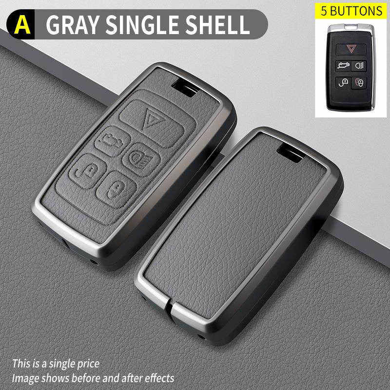 

Zinc Alloy Leather Car Key Case Cover For Jaguar Xf Xj Xe S-Type F-Type X-Type F-Pace I-Pace E-Pace Android Xfr Xkr Keychain