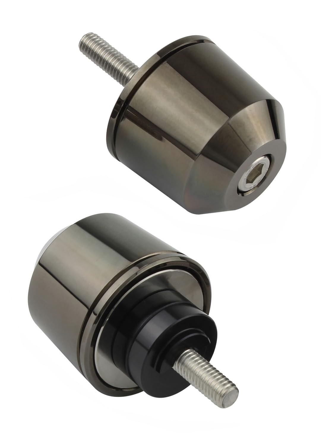 

POSH Motorcycle Supplies Handlebar End Middle Weight Bar End Honda / Suzuki Genuine Handle чёрный