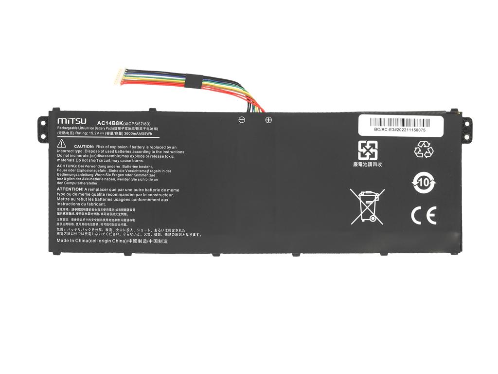 AC14B3K AC14B7K AC14B8K Battery for Acer E3-111