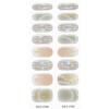 Self-Adhesive Gel Nail Stickers Full Nail Wraps Nail Decals Semi-Cured Polish Strips Nail Art Decoration for Women Girls