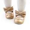 Baby Casual Shoes Infant Toddler Bowknot Non-slip Rubber Soft-Sole Flat PU First Walker Newborn Bow Decor Mary Janes