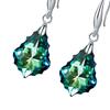 1 Pair Dangling Earrings Comfortable Wearing Wear-Resistant Faux Crystal Women Ear Hooks for Banquet