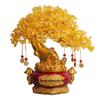 Citrine Money Tree Ornament for Living Room and Wine Cabinet Decoration – Wealth-Attracting Gift