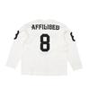 Supreme Affiliated L/S Football Top White