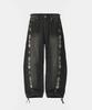 BADBLOOD Viper Gemstone Curved Pants - Dusty Black