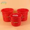 ZhongSui Red Multi-Purpose Plastic Bucket