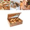 Portable 12pcs Kraft Paper Christmas Gift Candy Cookie Muffin Cake Boxes Featuring Eco-friendly Design
