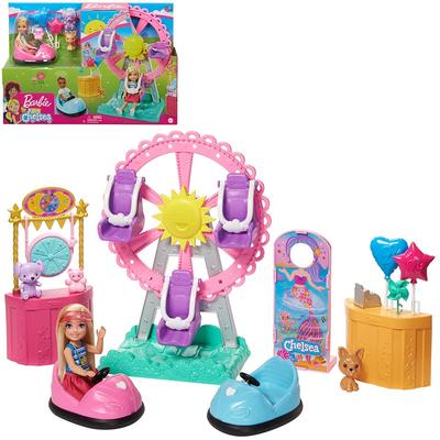 barbie Chelsea and the Amusement Park Cute Cannonball Set 3 and GHV82 (with Doll) [Dress-up Doll] [Ages Up]