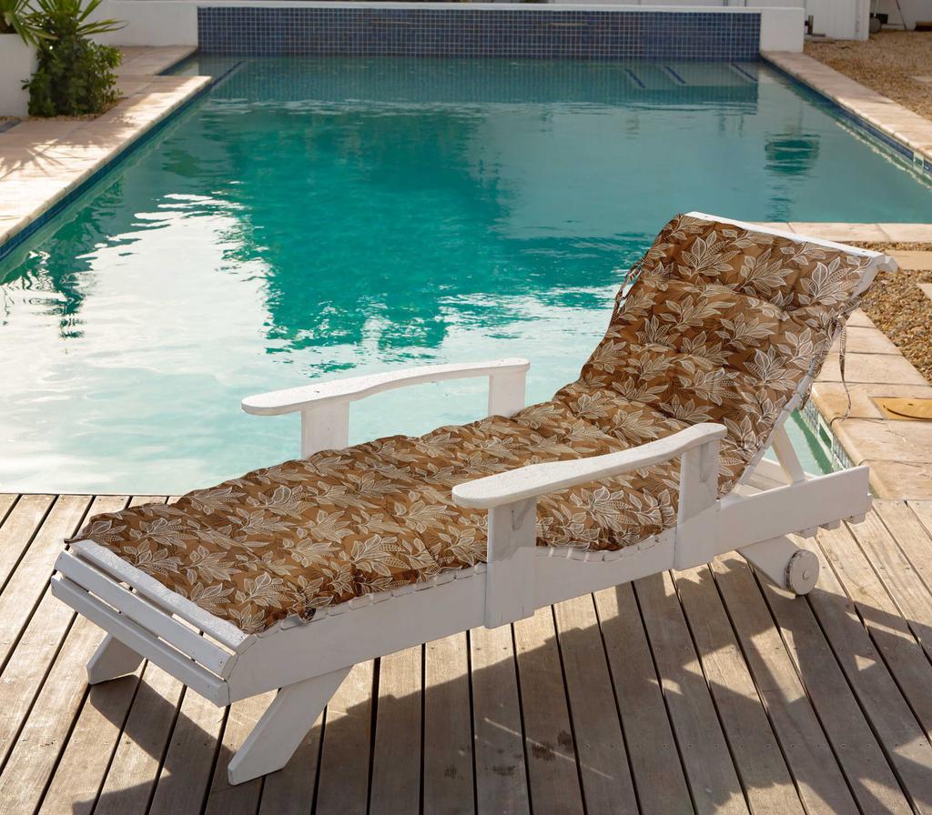 Vargottam Printed Rocking Chair Sofa Cushion With Ties  Chaise Recliner Quilted Thick Padded Seat Cushions Recliner Garden Outdoor