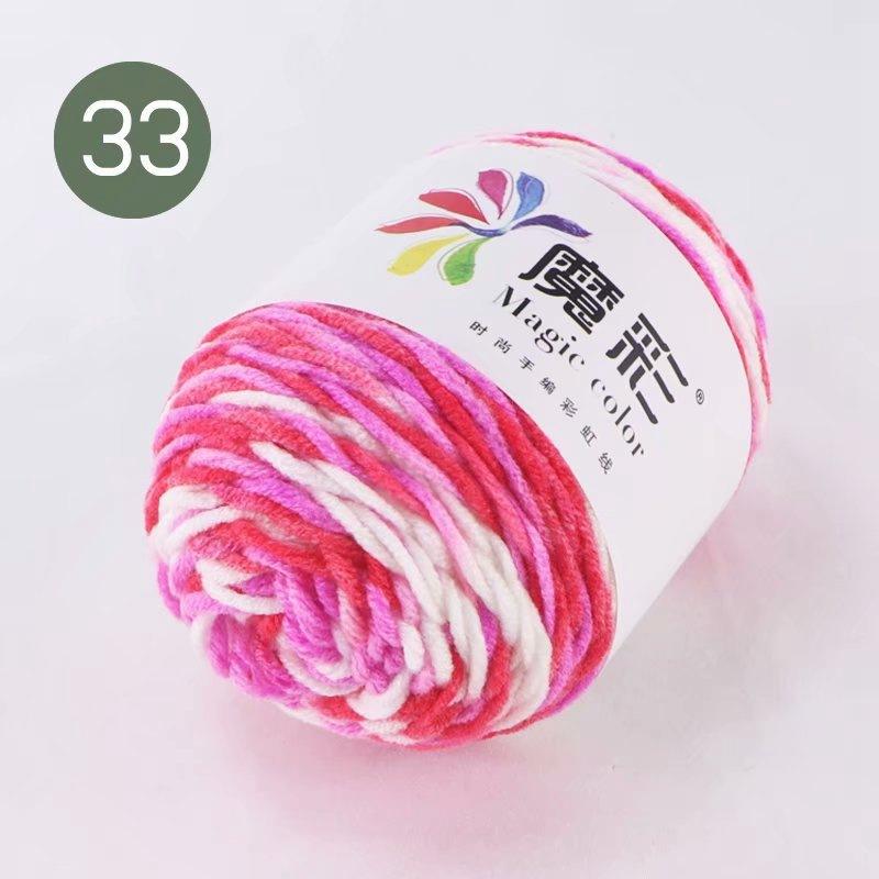 Wool Ball Rainbow Cotton Thread Lover Thread Cotton Factory Wholesale Cotton Baby DIY Handmade Crochet Sweater Scarf
