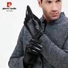 Pierre Cardin Men's Warm Goatskin Touchscreen Gloves
