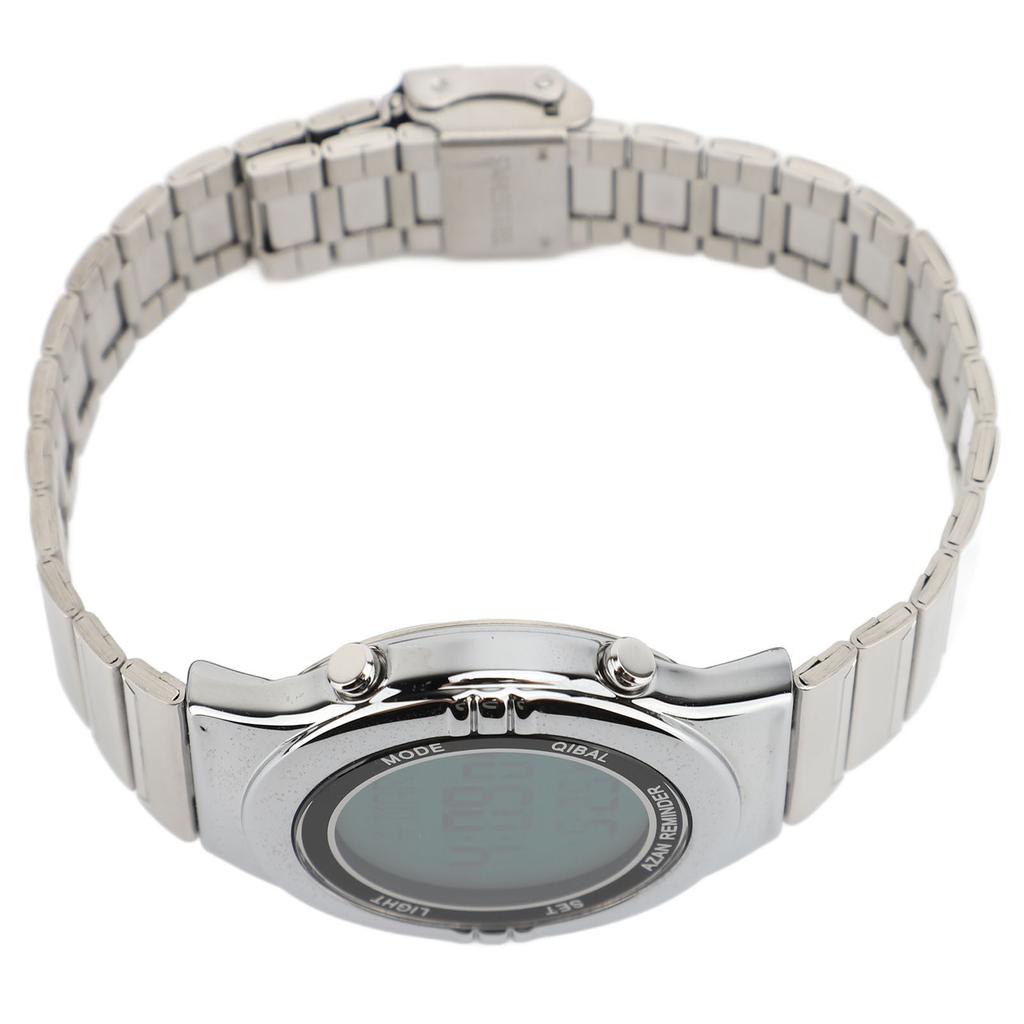 Men Multifunctional Electronic Watch Water Resistant Outdoor Sports Watch LED Digital Display Stainless Steel Wrist Watch for Men