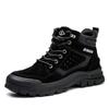 Safety Boots Men Electric Welder Indestructible Steel Toe Shoes Protective Work Boots Anti-smash Anti-puncture Work Safety Shoes