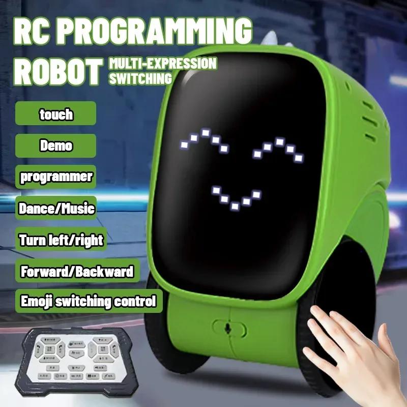 Smart Charging Robot with Programming Features, Multi-Expression Detection, Touch Interaction, Early Education, and Singing