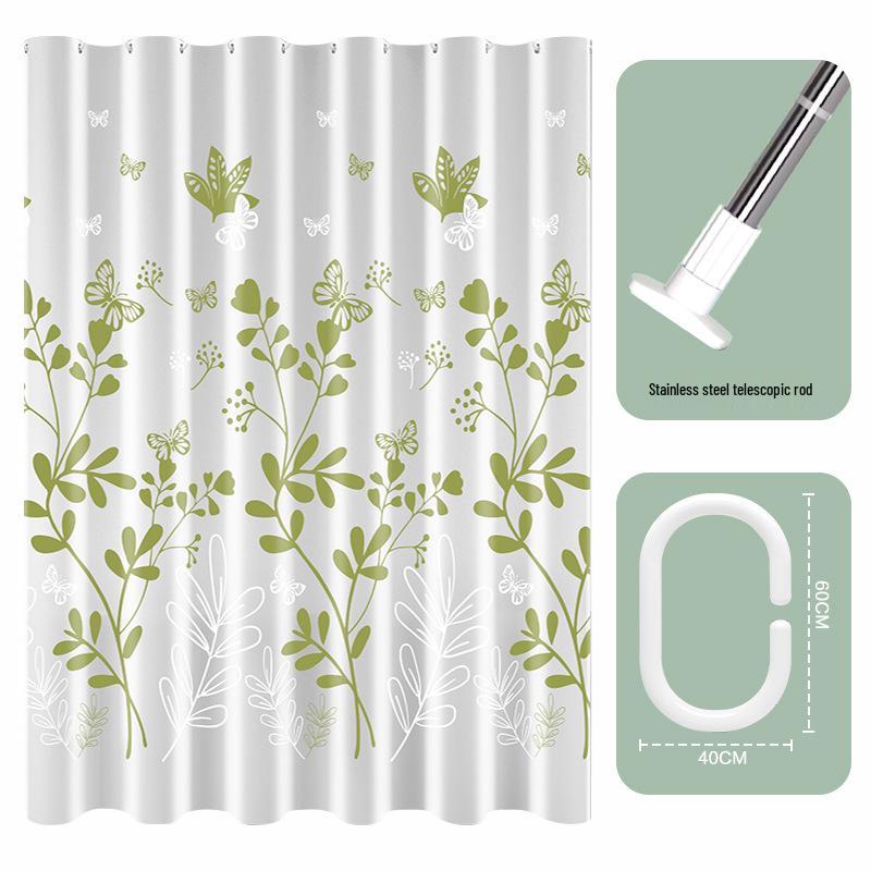 Luxury Eco-Friendly Waterproof & Mildew-Resistant Shower Curtain