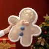 Gingerbread Man Plush Pillow Toy Sofa Room Decor Cartoon Cute Cookie Man Stuffed Cushion Doll Christmas Gifts For Kids