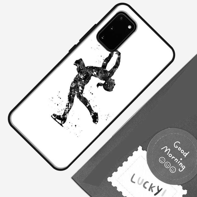 Figure Skating Ice Skating Phone Case For Samsung Galaxy S26 S25 S24 S20 S21 S22 S23 Ultra S10 Plus S25 FE Cover Shell