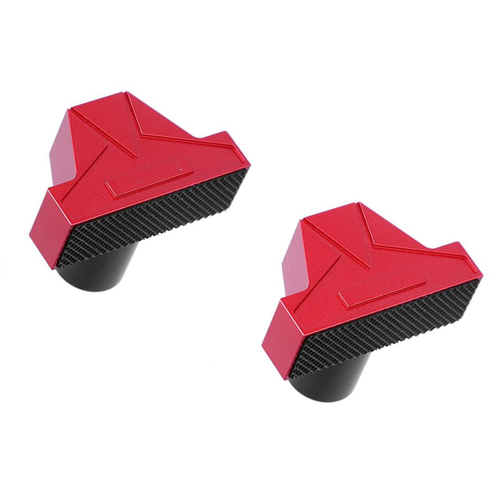 2Pcs Woodworking Stop Block Aluminum Alloy 20mm Quick Release Anti Slip Workbench Dog Stop