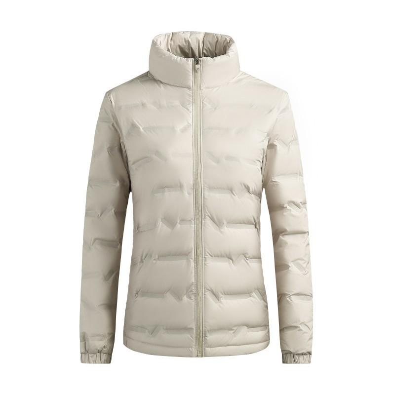 Light Down Jacket Women's Solid Color Simple Windproof Warm Graphene Down Jacket 85% White Duck Down Jacket Men