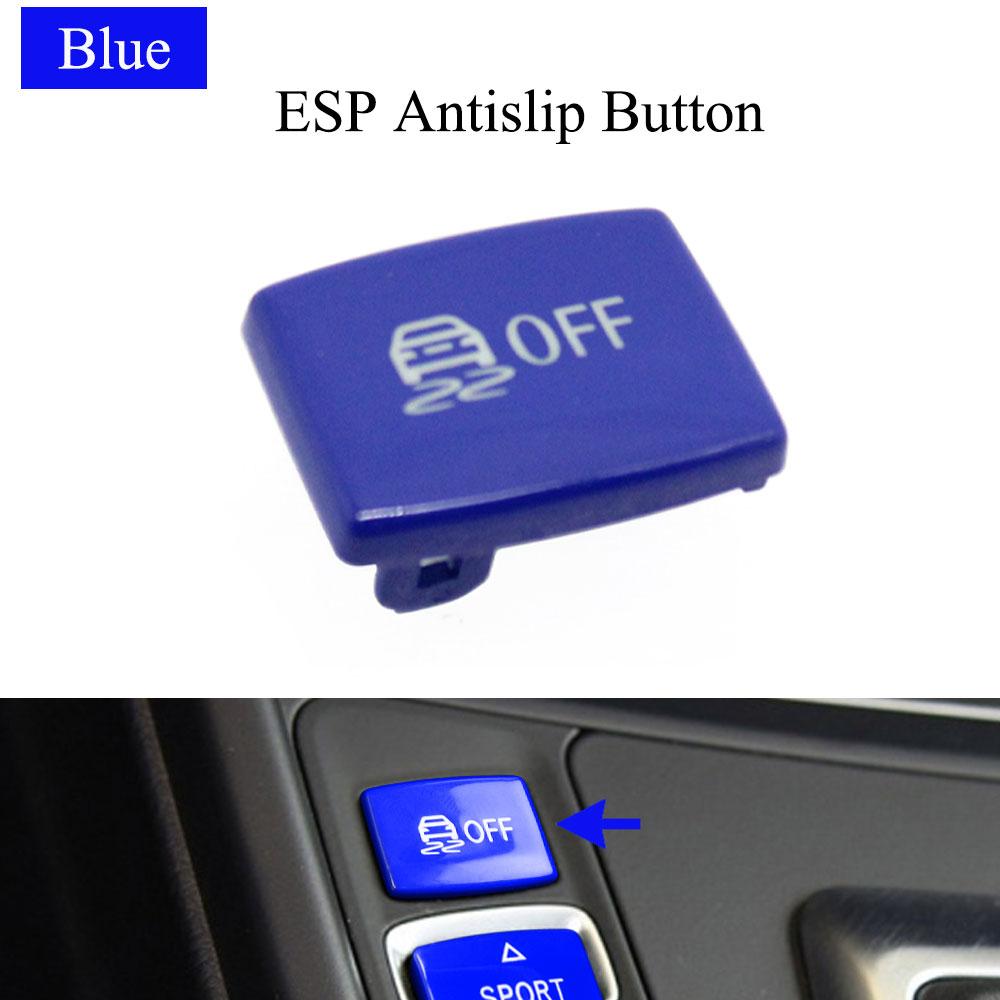 Black Red ESP Antislip Switch Sport ECO Button Radar Sensor Keys Cap For BMW 1 2 3 4 Series F20 F21 F22 F23 F30 F31 F34 F35 F32