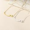 Dawapara Persian Iranian Love Eshgh Farsi Necklace Persian Calligraphy Necklace Stainless Steel Jewelry New Year Gift