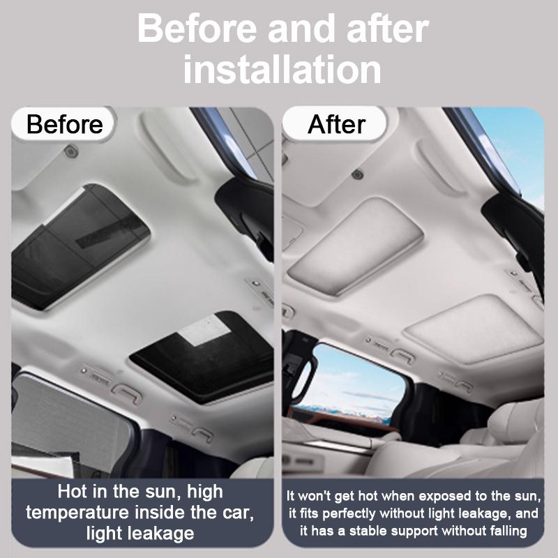 Auto-Ulation Schiebedach Sonnenschutz für Polestar 3 Zubehör 2024 2025 2026 Elektrostatische Adsorption Sonnenschutz Schiebedach Zubehör