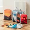 5Pcs/Set Travel Organizer Set Zipper Storage Bag Large Capacity Bag Compressible Underwear Suitcase Luggage Packing Cubes