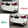 Car Rear Bumper Lip For BMW X5 F15 M Sport 2014 2015 2016 2017 2018 Spoiler Diffuser Protector Decoration Body Kit Accessories