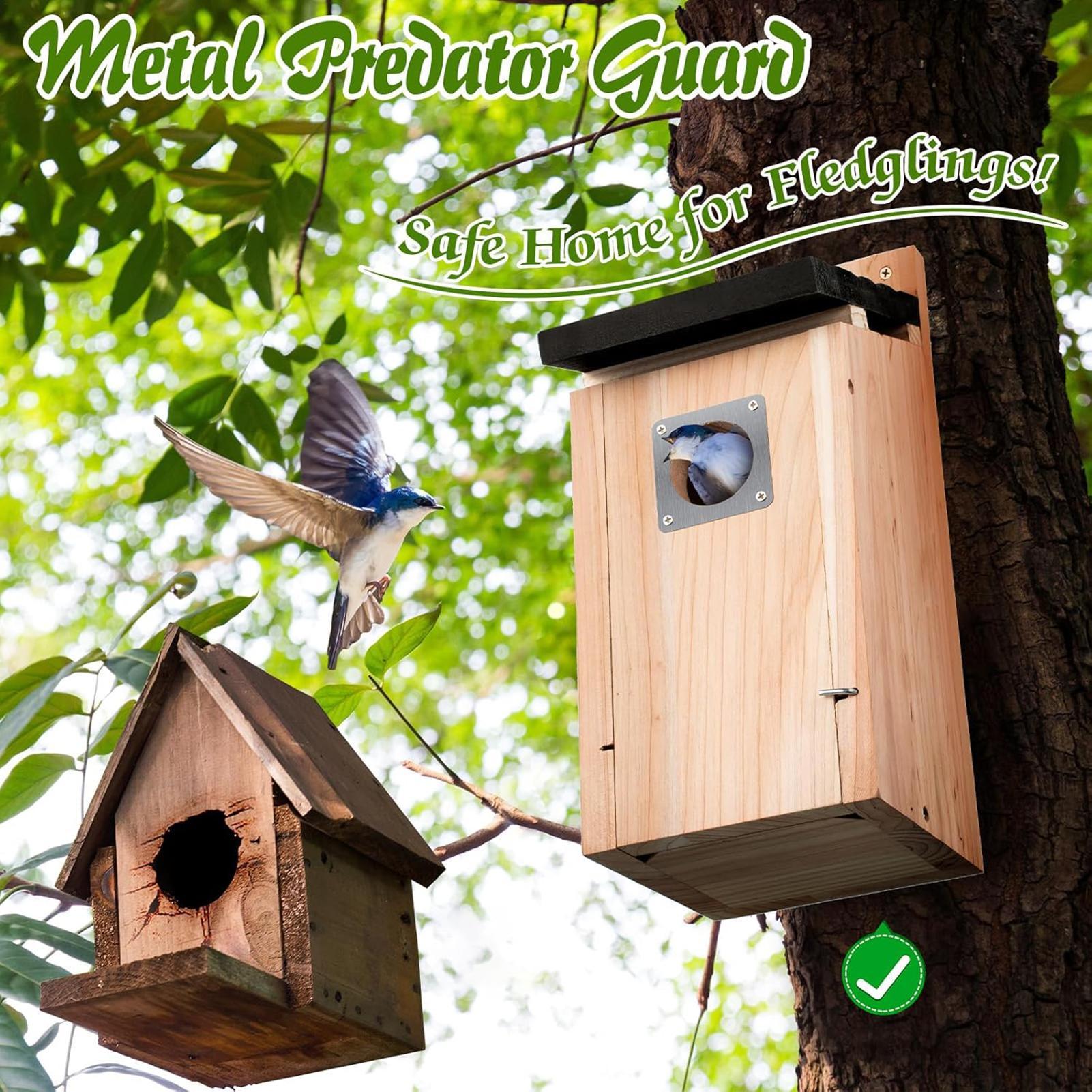 

Bird Nest Hangable Hummingbird Nest House for Outside Wooden Waterproof Birdhouse Hut Decoration for Patio Lawn Tree Window CHINA