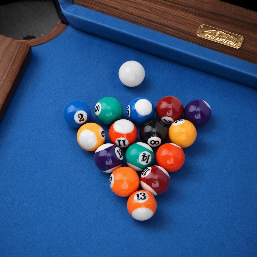 Numbered Billiard Balls Resin Mini Billiard Balls Set Durable Billiard Ball Set Game Room