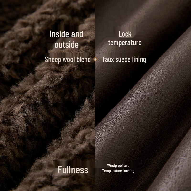 Sancai 2025 Winter Women's Casual Faux Fur Short Coat