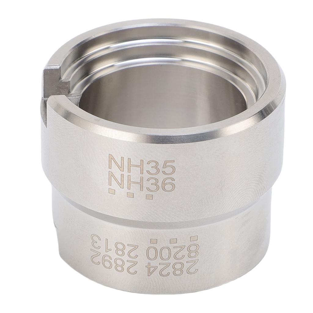 Watch Movement Holder Base 2824 2892 8200 NH35 NH36 Aluminum Repair Assembly Tool 2 Sided Silver