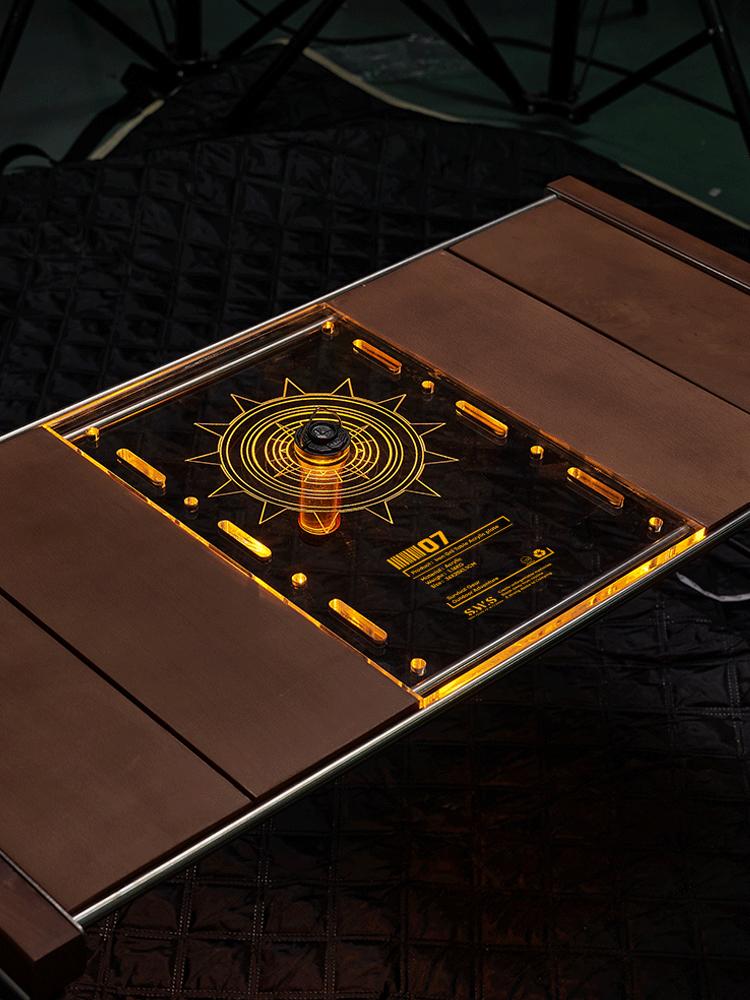 Acrylic IGT Table Unit Board Multifunctional Transparent Table Board Camping Table Unit Board for GZ Camping Light