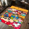 Crayon Shin-chan  Carpet Office Decorative Carpet For Living Room Bedroom Door Mat Floor Rug Computer Chair Area Rug