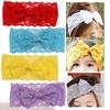 Kids Baby Girl Toddler Lace Bowknot Headband Hair Band Headwear Accessories