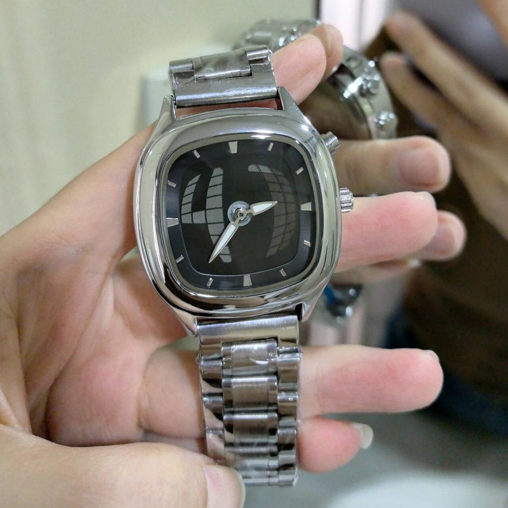 UTHAI CQ401 Fashionable Men watch Non Mechanical Dual Display Cool Dynamic Digital Retro Quartz Watchwatches for man