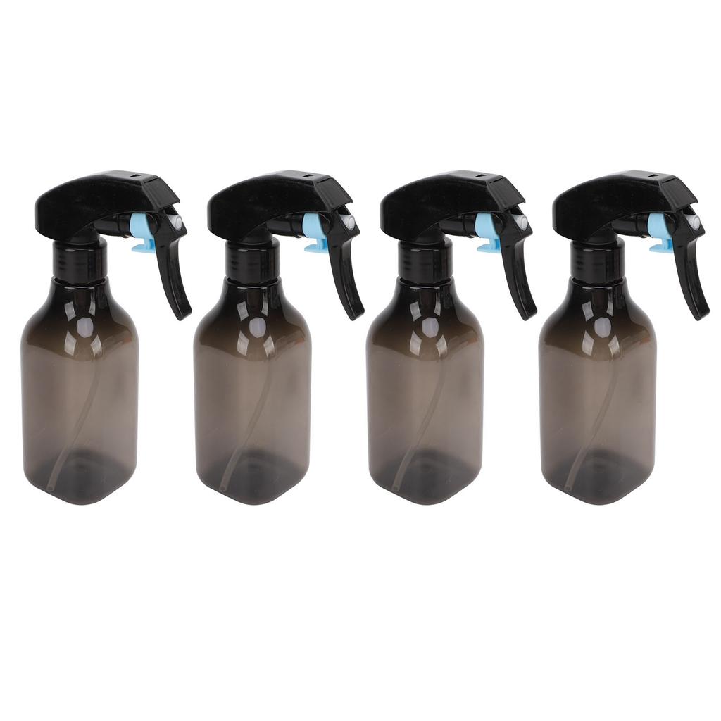 4pcs Hair Spray Bottle Empty Plastic Adjustable Strength Fine Mist Hairdressing Spray Bottle for