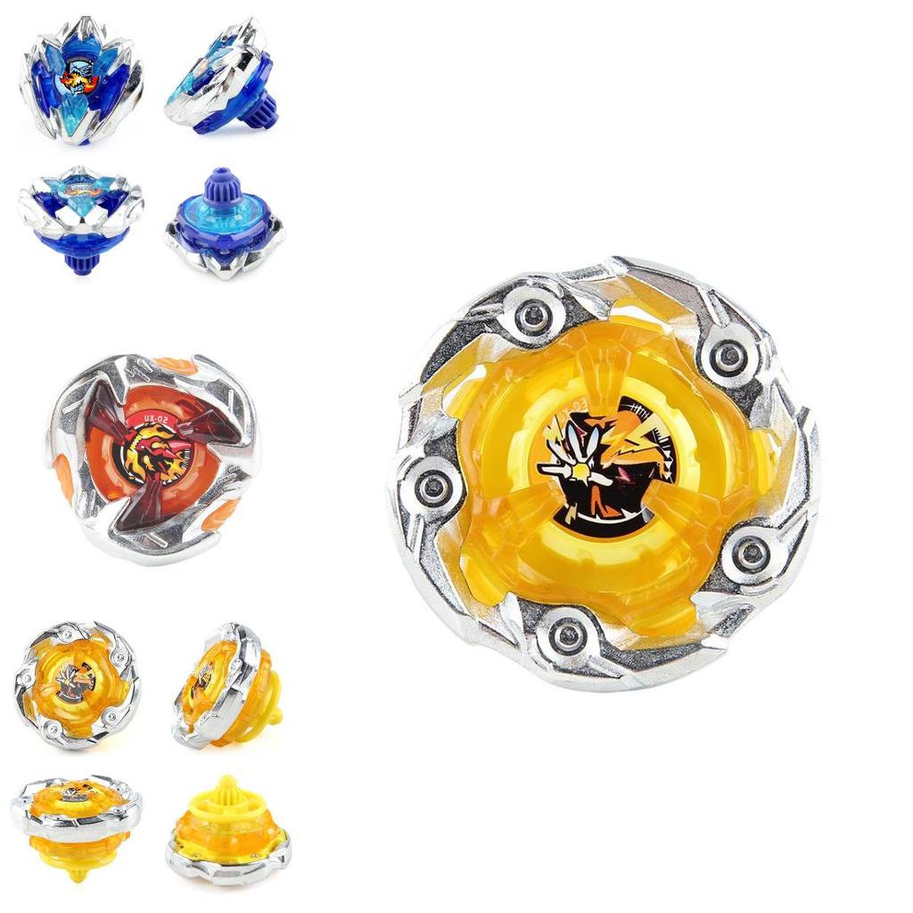 Exquisite Alloy Beyblade Ux Series Ux-01-02-03 Majestic Dragon Sword Beyblade Set For Enthusiasts