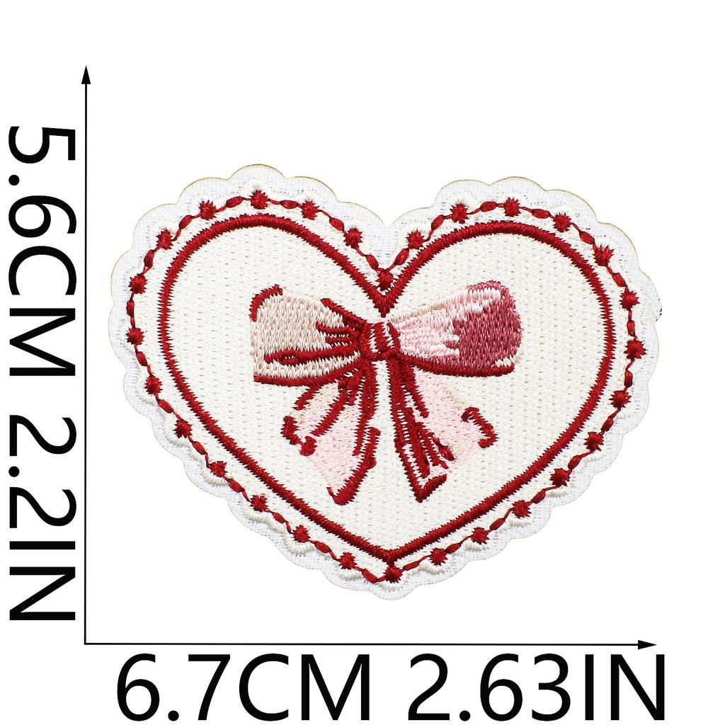 Dance Shoes Embroidery Cloth Sticker Butterfly Shell Patch Sticker Cherry Love Computer Embroidery Label Bag Decoration Chapter Boy