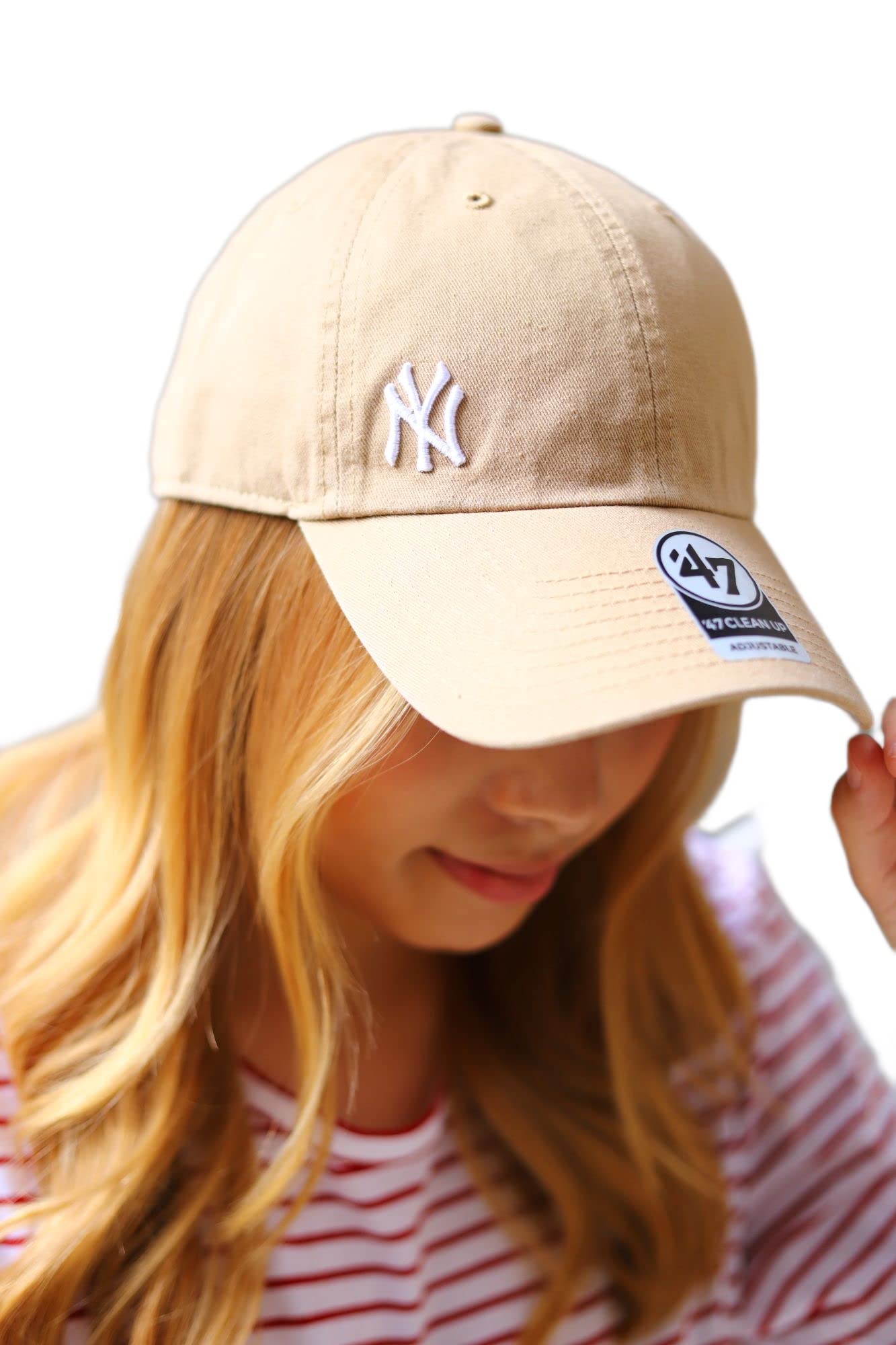 Бежевая кепка 47brand New York Yankees, 47, B-SUSPC17GWS,