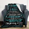 1PC Grandson Love Quotes Blanket - Soft Warm All-Season Throw for Sofa, Bed, Car, Office, Throw For Sofa Yy250916133