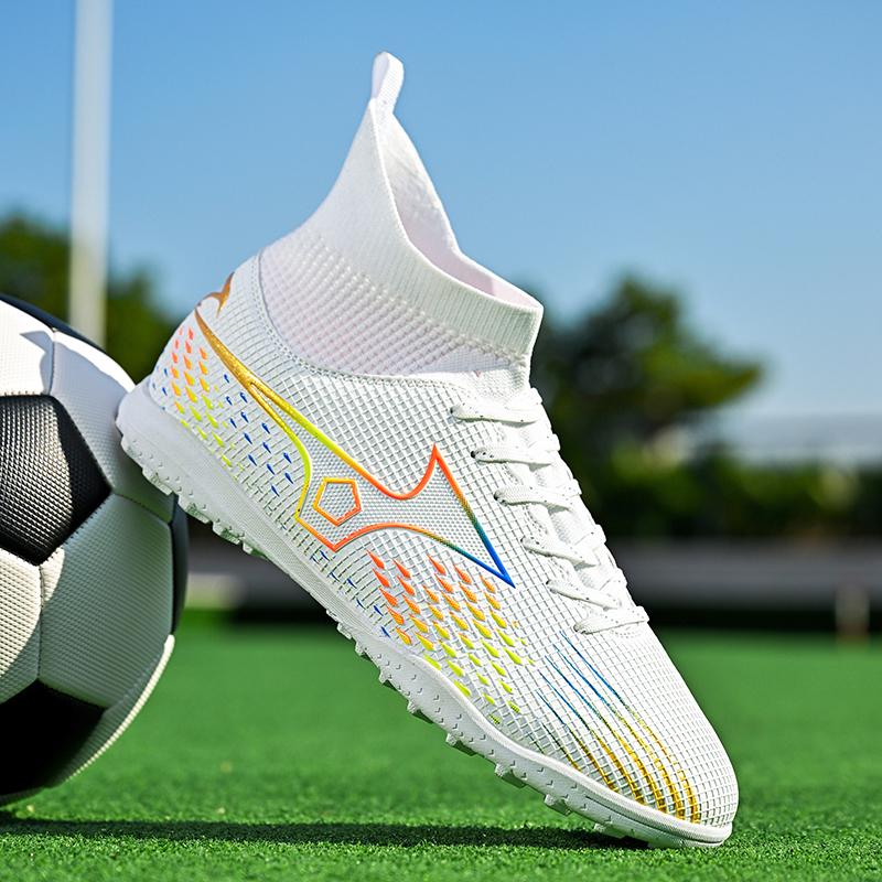 Indoor Men Soccer Shoes Professional Fast Unisex Football Field Boots Non-Slip Training Football Shoes Comfortable Sneaker Match