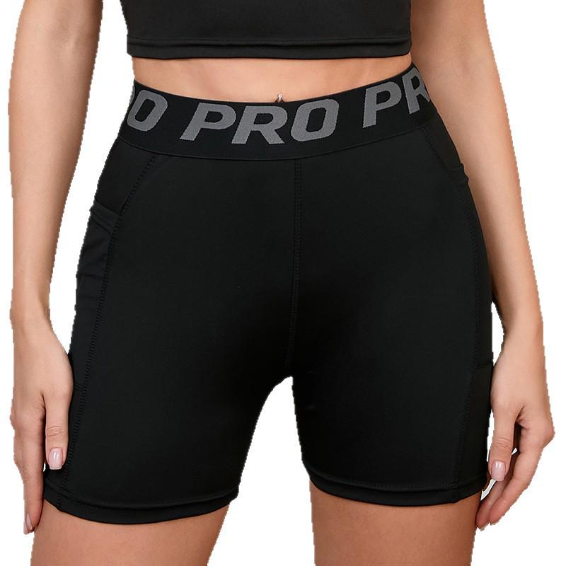 Women's Quick-Dry Pro Fitness Yoga Shorts with Pocket