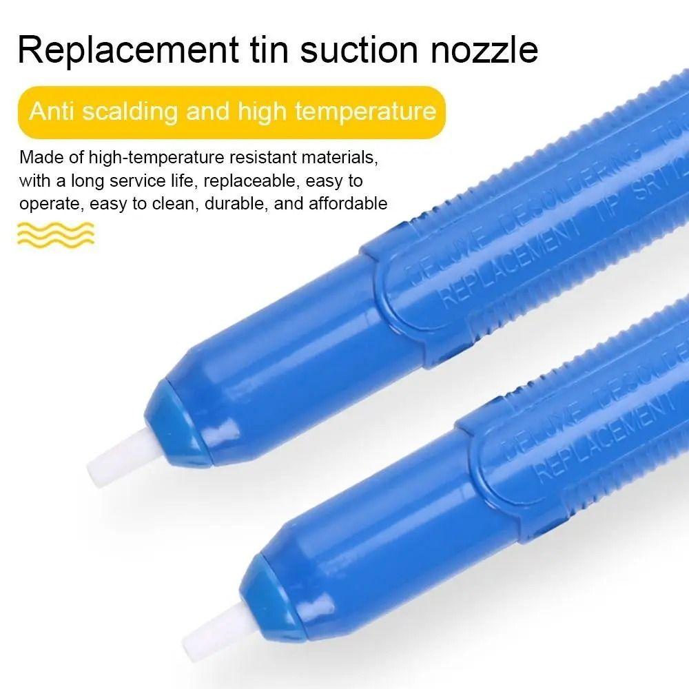 2Pcs Ergonomic Solder Sucker Strong Suction Power Manual Solder Extractor  Welding Hand Tool